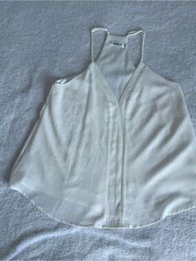 Forolav White Halter Tank Top